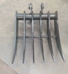 高品质0.8吨1吨1.2吨等挖土机景观耙销售根耙抓斗 - Product Image 2