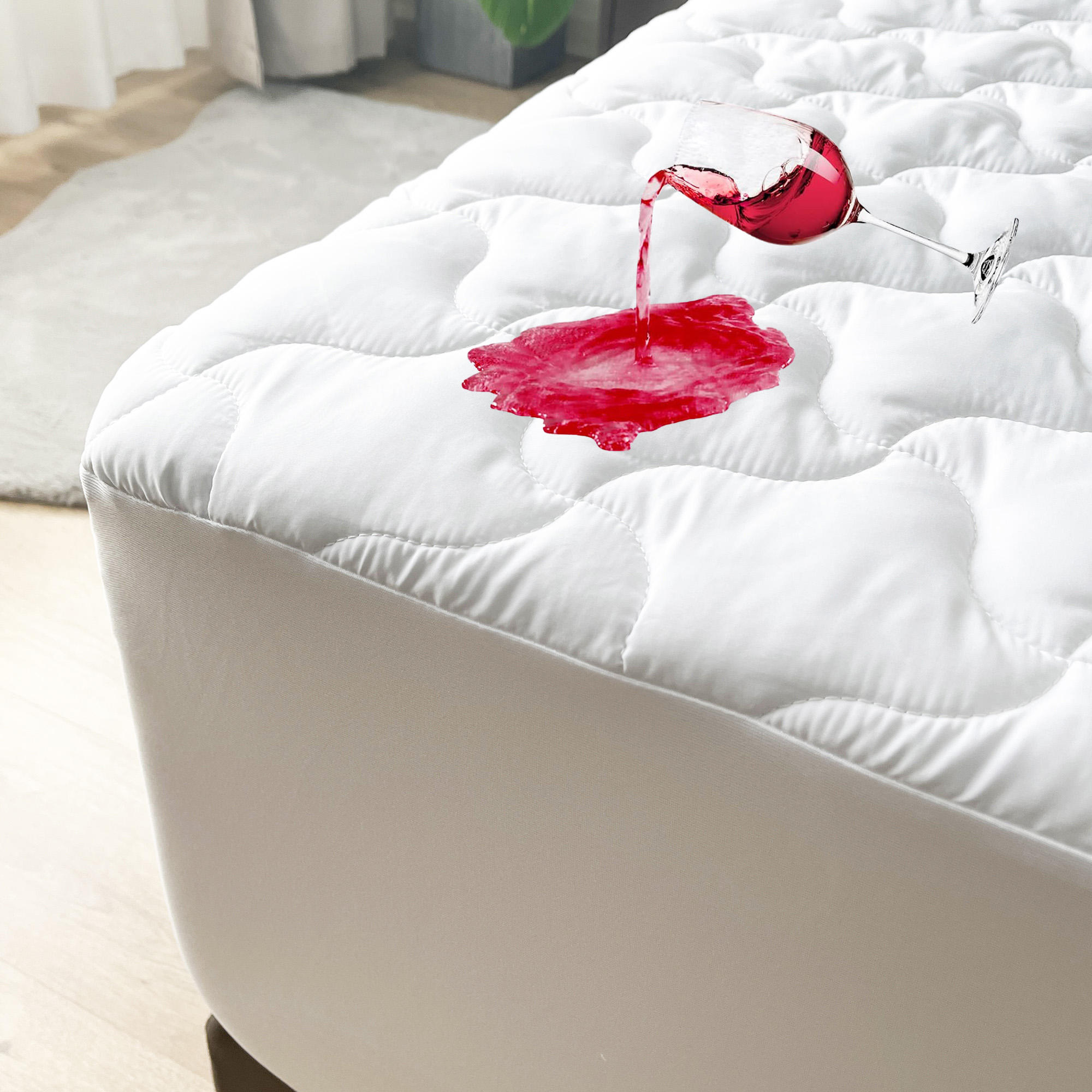 Allergen Barrier Waterproof Mattress Pad