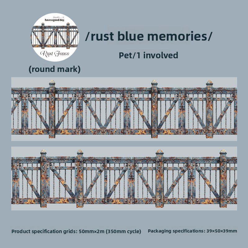 D Rust-Blue Memories blue