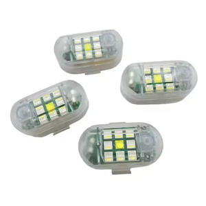 USB充電RGB LEDフラッシュ警告リモコン航空機ストロボオートバイ車用グリーンイエローブルーホワイト - Product Image 1