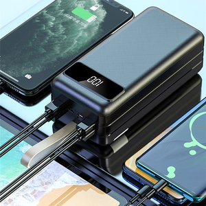 Cargador rápido de 2.1A de gran capacidad, Banco de energía de 100000 mah con 4 salidas USB, 3 puertos de entrada, portátil, 100000 mAh - Product Image 6