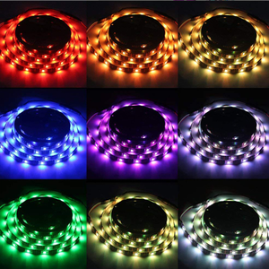 APP Wi-Fi制御12V24IRリモート防水50502835RGB COBスマートLEDライトストリップ5M装飾ストリップ1M長さ - Product Image 4
