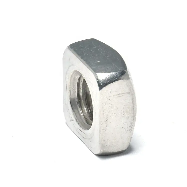 CNC Processing Bolt and Nut Fasteners SS304 Customized Square Nuts