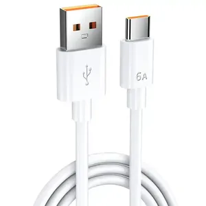 Venta de almacén Cable de datos de carga rápida Micro USB 6A, Cable de carga rápida USB tipo C 6A - Product Image 4