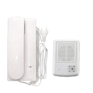 Casa apartamentos digital 2 con cable de audio de intercomunicadores Sistema de la puerta teléfono llamar a distancia de 500 metros de apoyo de desbloqueo - Product Image 1