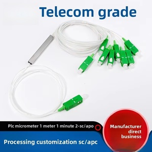 Tipo Pigtail fibra ottica Splitter Telecom-grade SC APC da 1 a 8 per fttth FTTB FTTX CATV Data HPC Center per reti 4G 5G - Product Image 5