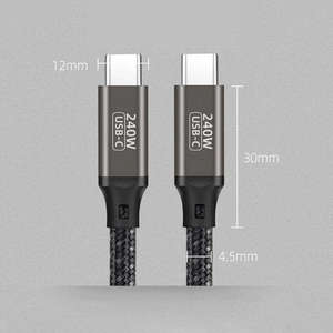 phone charger cable 240W PD Type-C Cable Universal 480Mbps PD3.1 Fast Charging <strong>Data</strong> Transfer USB C Cable for Phone and <strong>Computer</strong>