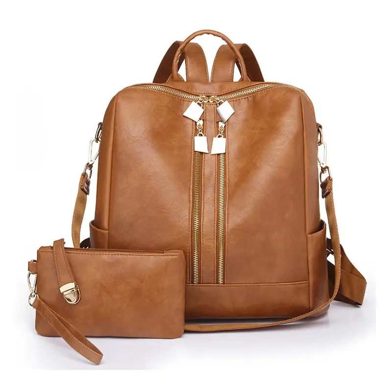Mochila feminina nova mochila de viagem para mulheres mochilas escolares de couro macio para meninas adolescentes
