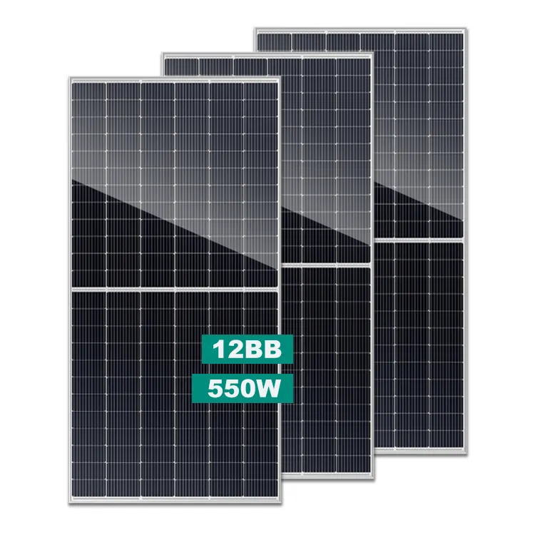 435W Paneles Solares ระบบพลังงานสำหรับใช้ในบ้านแผงเซลล์แสงอาทิตย์แบบโมโนคริสตัลไลน์