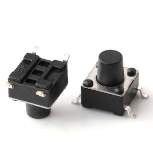 プッシュボタン6x6smd各種高さ6 * 6mm Smtタイプミニ触覚スイッチタクトスイッチ6mm