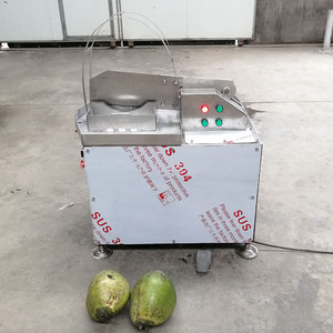 Werkseitig geschnittene Kokosnuss maschine/Kokosnuss geschnittene halbe Entsafter-Maschine/Kokosnusswasser-Extraktion maschine