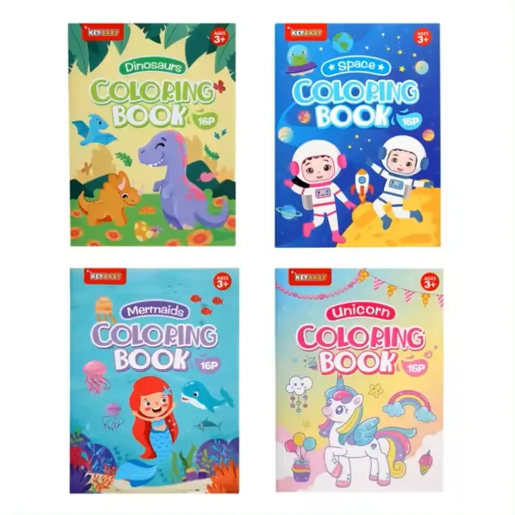Livro de desenho personalizado para crianças, serviço de impressão de livros para colorir, livro de desenho para crianças