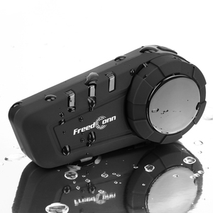 6 jinetes 1000m inalámbrico impermeable motocicleta Bluetooth intercomunicador casco auriculares sistema de comunicación grupal