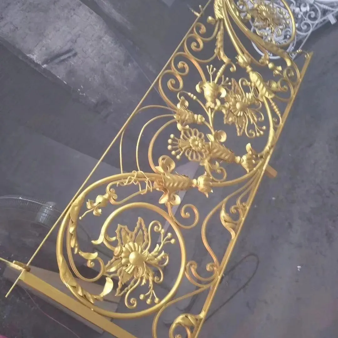 Ringhiera per interni esterni disegni scale In acciaio ferro battuto pannelli ringhiera per scale interne