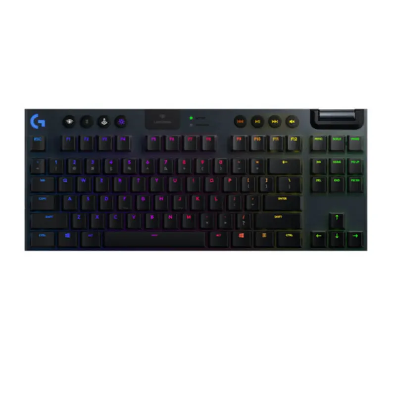 Logitech G913TKL kablolu + kablosuz Bluetooth mekanik klavye hızlı yüksek eksen oyun klavyesi RGB göz kamaştırıcı ışık