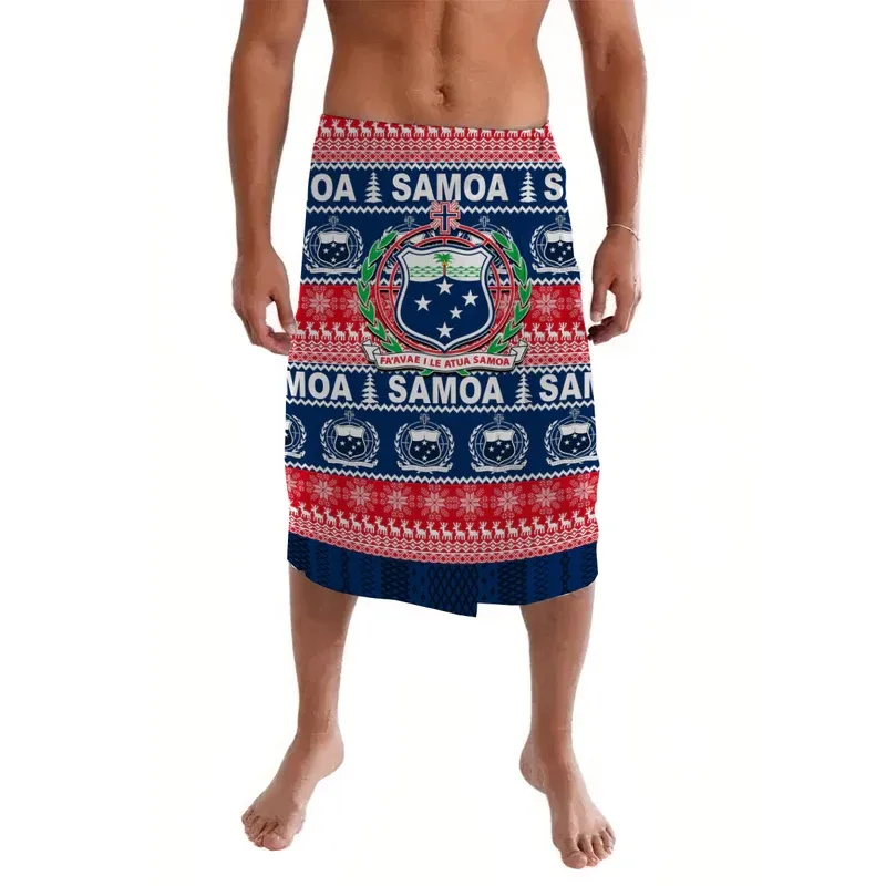 Samoa Navidad Puletasi Tribal ropa isleños hombre Lavalava Sarong vestido de novia Siva Samoa Ie Faitaga OEM tela al por mayor