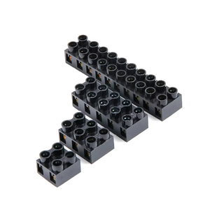 Bloque de terminales de alta corriente 20A/5P 500V con tornillos Conector de placa de empalme de conexión de base fija 60A/5P de latón - Product Image 5
