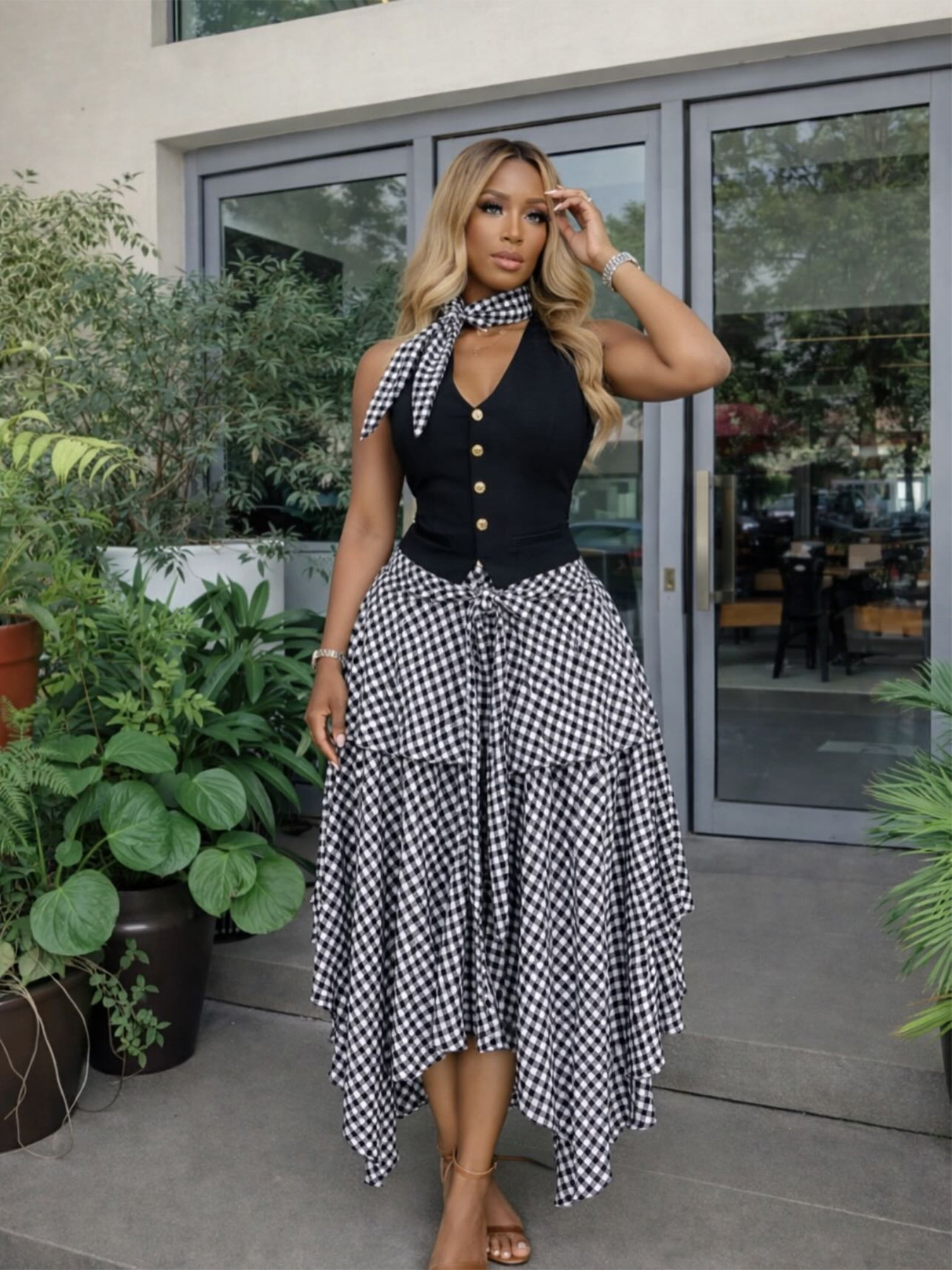 Plaid noir