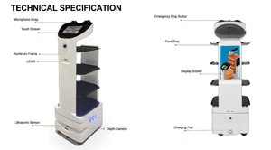 D2 ITR Customizable Reception <strong>Robot</strong> Multi-Function Welcome <strong>Robot</strong> for <strong>Branding</strong> and Advertising for Event Hosting Commercial Use - Product Image 5
