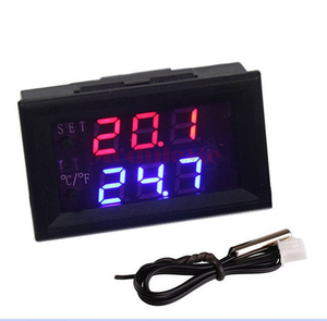 W1209WK W1209 WK DC 12V LED Digitaler Thermostat Temperatur regelung Thermometer Thermo regler Schalter modul NTC-Sensor - Product Image 1