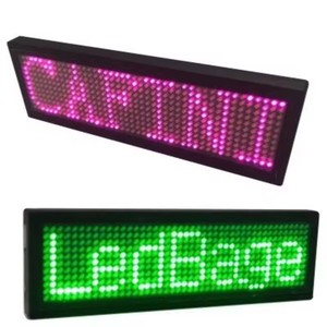 高度な品質のLEDタグプログラム可能な画面タグ視認性の高いカラフルなモバイルアプリ制御LEDライトアップ反射可能なバッジ - Product Image 6