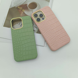 ที่กําหนดเองคุณภาพสูงรูปแบบผิวจระเข้เคสโทรศัพท์สําหรับ Iphone 15 14 13 12 11 14pro Max ฝาครอบ - Product Image 4