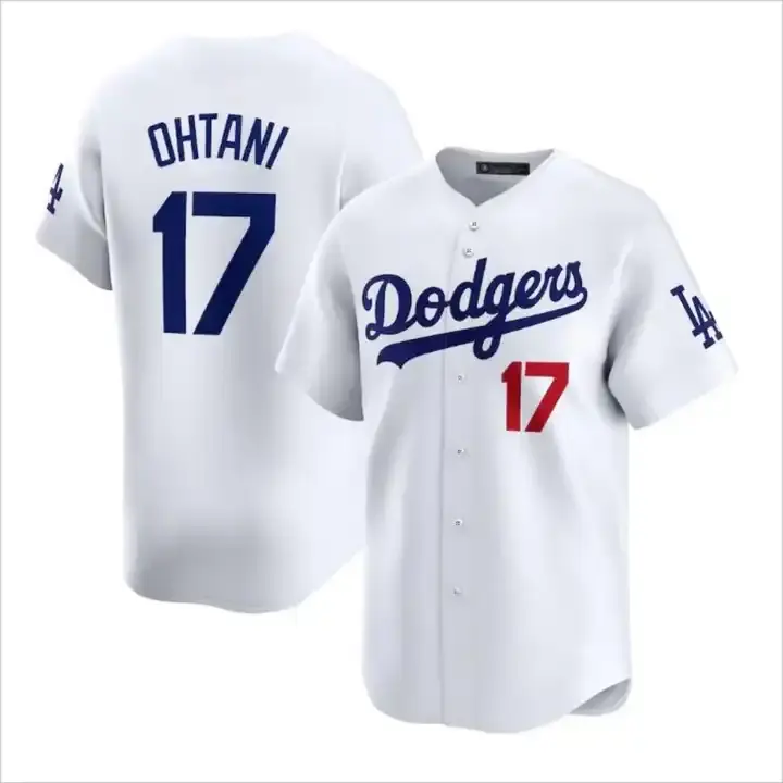 Camiseta de béisbol personalizada Shohei Ohtani #17 camiseta blanca Los Ángeles