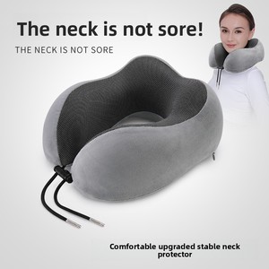 U-förmiges Nackenkissen aus Memory-Schaum, weiches Massage-Reisekissen für den Nacken, Gesundheitskissen für Bett und Flugzeug - Product Image 2