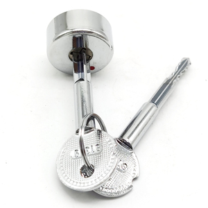 High Security Cross <strong>Key</strong> Brass Cylinder <strong>Lock</strong> for Hotel Safe Box with 2 Iron Cross <strong>Keys</strong> - Product Image 4