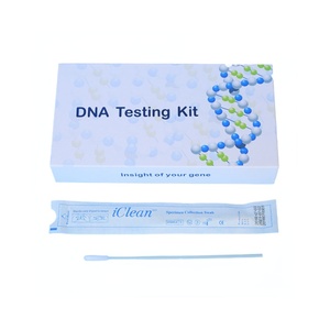 IClean % floke edilmiş Swab DNA Test kiti örnek toplama için baba ve ataları DNA biyokimyasal analiz sistemi - Product Image 1