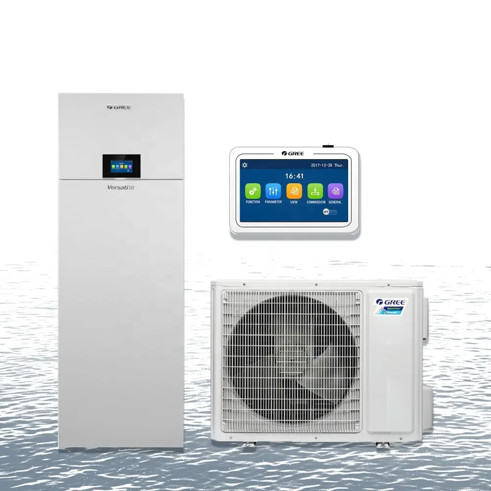 2023 European New Product R32 All-in-One Heat Pump Air Conditioner Air to Water Warmepumpe