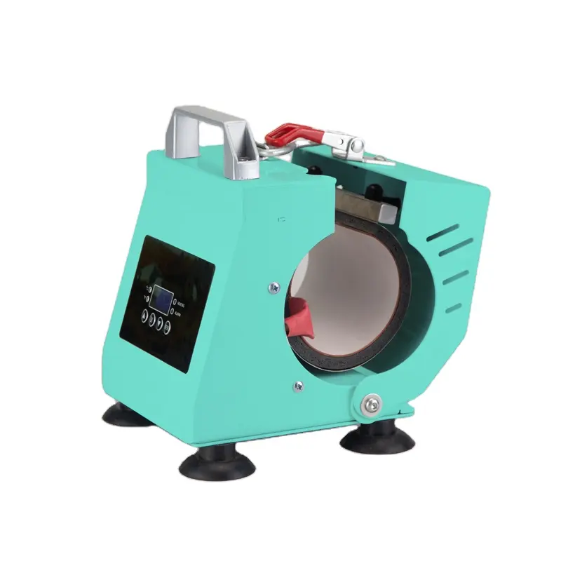 Máquina de impressão de transferência de logotipo, caneca de café prensa de calor de novo design com formato redondo opcional ap1803