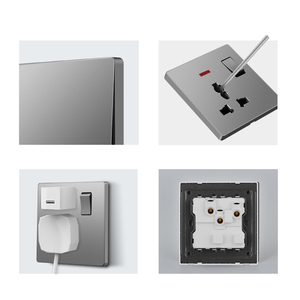86 Wall Socket for Control,British Standard Ultra-Thin and High Quality <strong>Push</strong> <strong>Button</strong> <strong>Switch</strong> for House and Hotel - Product Image 6