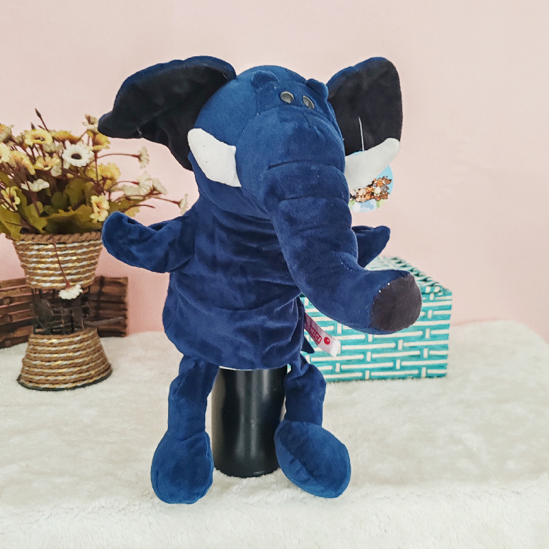 Dark blue elephant