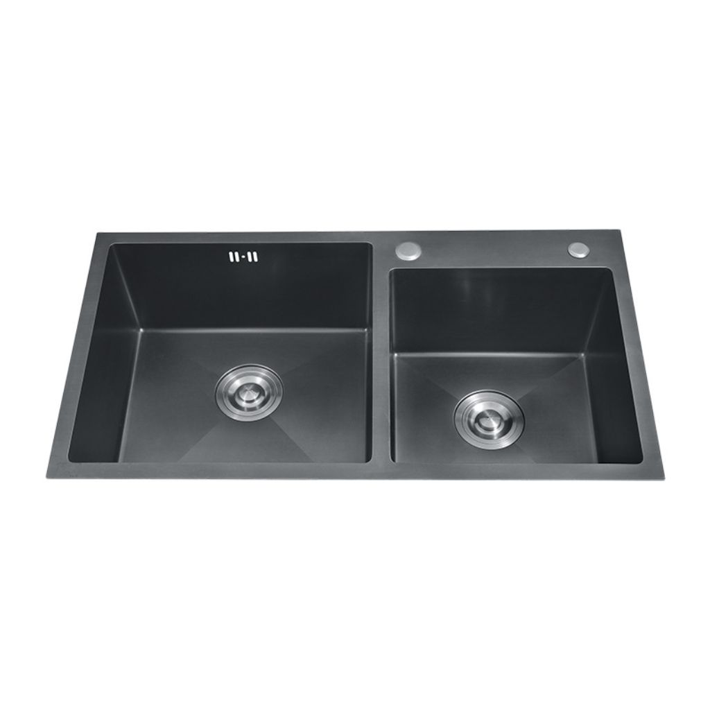 SUS 201 72*40*22cm Noir (sans robinet)