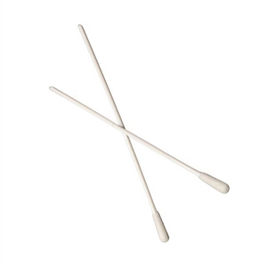 Özelleştirilmiş 100mm tıbbi sarf malzemeleri kerelik kullanım pamuk Polyester malzeme sünger swablar toplama aracı özelleştirilmiş pamuk swablar - Product Image 1