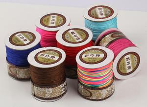 <strong>High</strong> <strong>Quality</strong> 1.5mm Taiwan Thread Jade <strong>String</strong> 100% Polyester Nylon Cord for DIY Jewelry Making Woven Bracelet Colorful Options - Product Image 2