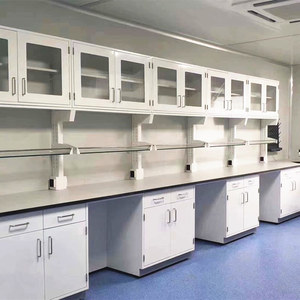 Su misura Multi-funzionale mobili da laboratorio robusto Design moderno banchi da lavoro tavoli in acciaio per scuole ospedali - Product Image 2