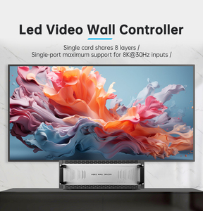 Controlador de pared de video HDM I de 8 entradas y 12 salidas Controlador de videowall 4x3 Procesador de pared de video LED de paso pequeño 3x4 - Product Image 2