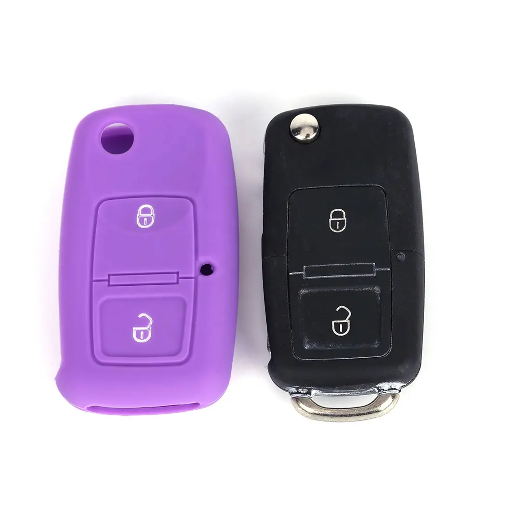 Yeni yenilikçi silikon kauçuk araba aksesuarları uzaktan anahtar durumlarda koruyucu araba anahtar kapağı kılıfı Passat