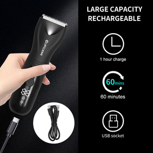 Elektrische Schaamhaar Gemorst Eind Lies Trimmer T-Blade Aa Batterij Led Voor Mannen - Product Image 6