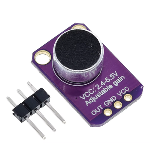 MAX4466 Microphone AGC Amplifier Board <strong>Sound</strong> <strong>Sensor</strong> Module Auto Gain Control Attack for <strong>Arduino</strong> MAX4466 PCB Board Diy Kit