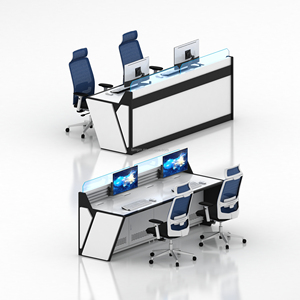 Escritorio de centro de mando de seguridad inteligente de estilo industrial de muebles Mingji para consola de mando y despacho escolar - Product Image 5