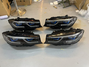 BMW 3 serisi G21 G28 için AFS ile G20 modifiye far G20 lazer tarzı 2019-2022 siyah sürüm LED far yükseltme - Product Image 2