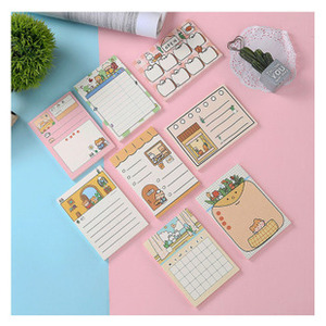 热销创意可爱便笺学生记事本卡通可以呵护方便留言纸记事本定制 - Product Image 2