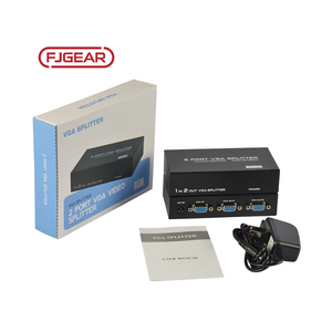 FJ-2502A Fjgear <strong>2</strong> Port Vga Video <strong>Splitter</strong> <strong>1</strong> <strong>Input</strong> <strong>2</strong> <strong>Output</strong> Bandwidth 250MHz Resolution up to 1920*1440