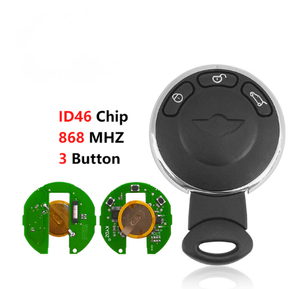 10x 3 Button Smart Remote <strong>Key</strong> ID46 Chip 315/433/868/315LP Mhz for <strong>BMW</strong> for <strong>Mini</strong> Cooper Auto Smart Card <strong>Key</strong> - Product Image 4
