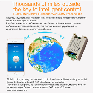2CH WIFIスマートホームリレースイッチAC220V85-250V出力および入力10AホームオートメーションモジュールレシーバーEwelinkアプリタイマー - Product Image 3
