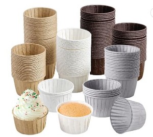 Tùy chỉnh dùng một lần Chất lượng cao cấp thực phẩm tráng miệng lót cho đo <span class=keywords><strong>cupcake</strong></span> Baking cốc giấy - Product Image 1