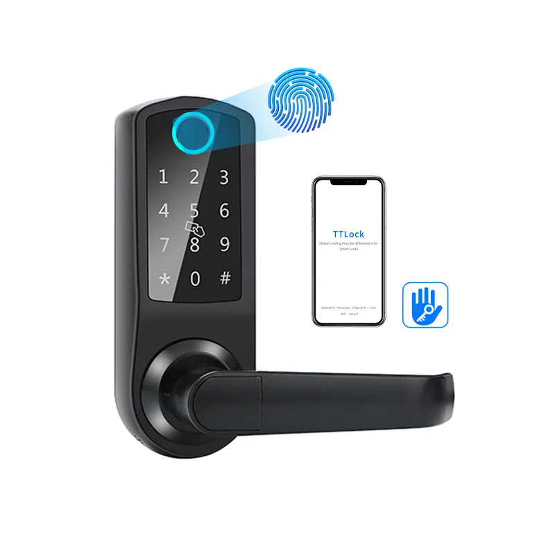 Smart Lock Guangdong Hardware Passcode Wireless Smart Finger print serratura della porta